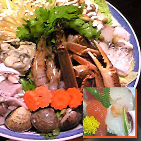 寄せ鍋・にぎり寿司セット